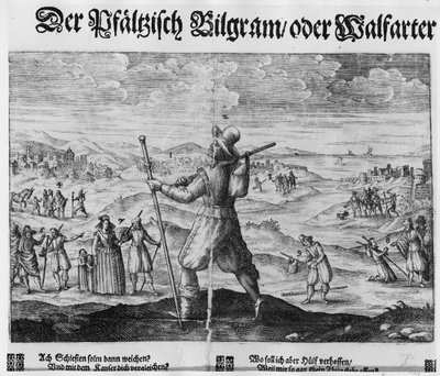 「プファルツの巡礼者」、フレデリック5世（1596-1632）、ボヘミア王 作： German School